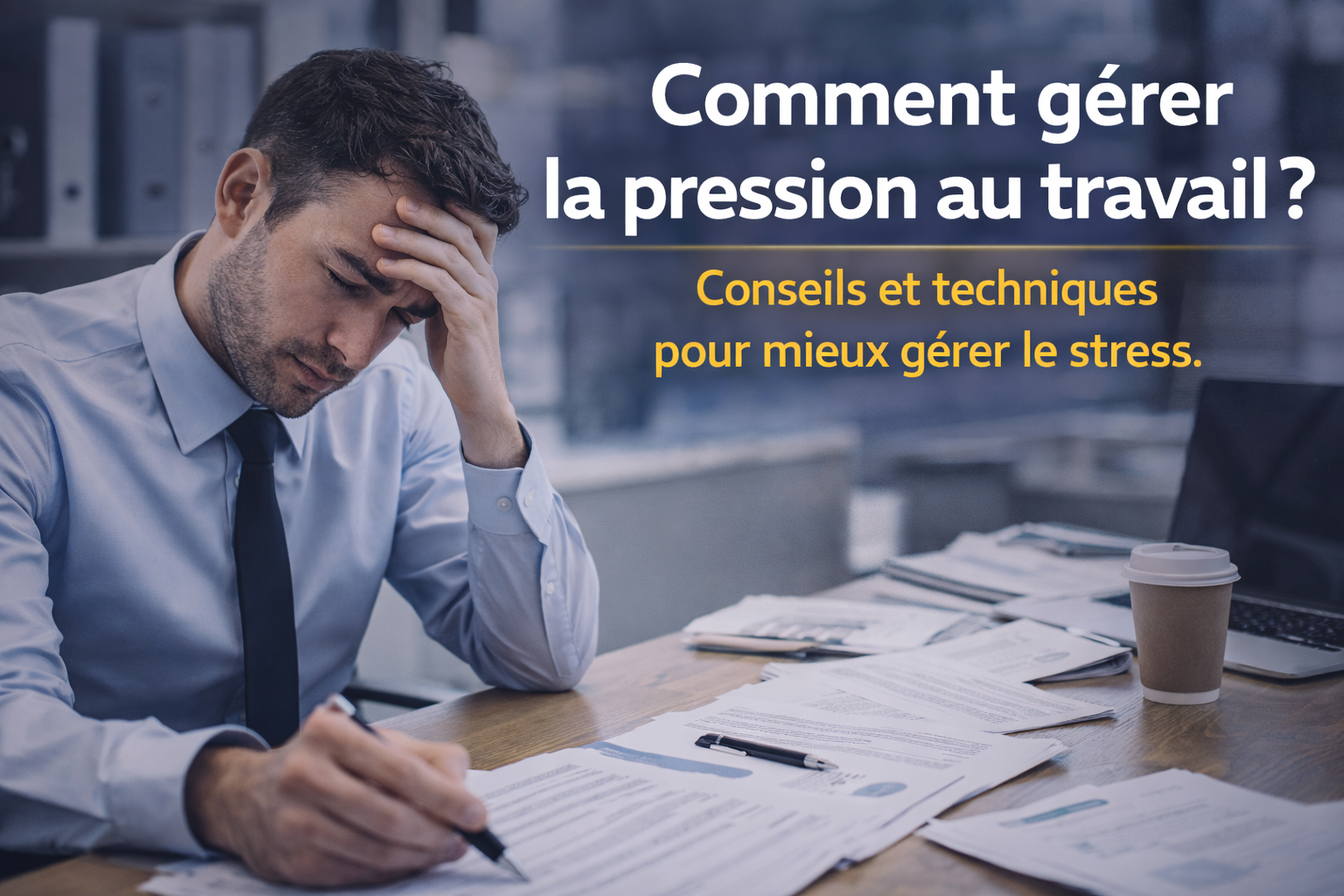 كيف تتعامل مع ضغط العمل؟