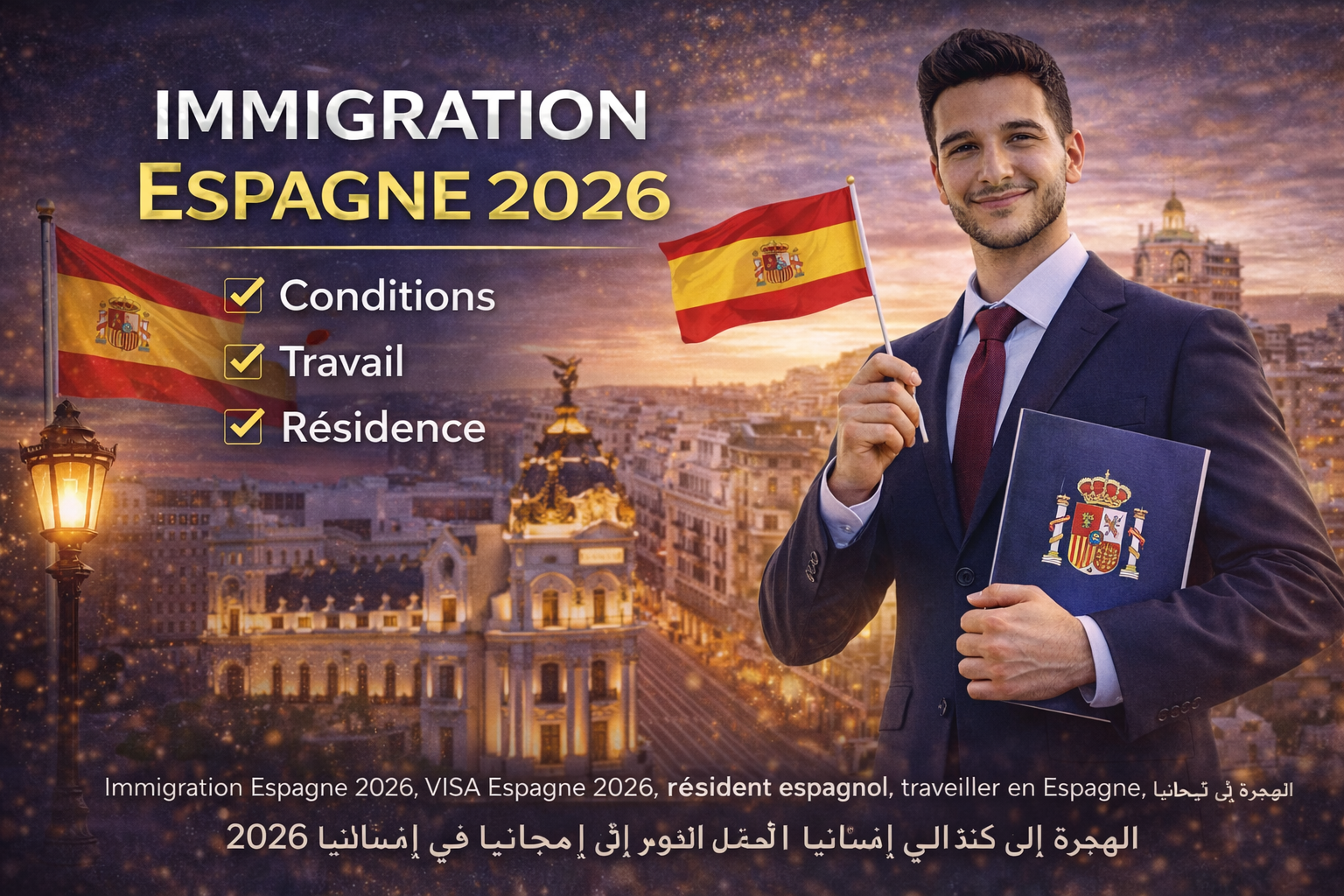 الهجرة إلى إسبانيا 2026: الشروط، طرق الحصول على الإقامة وأهم فرص العمل