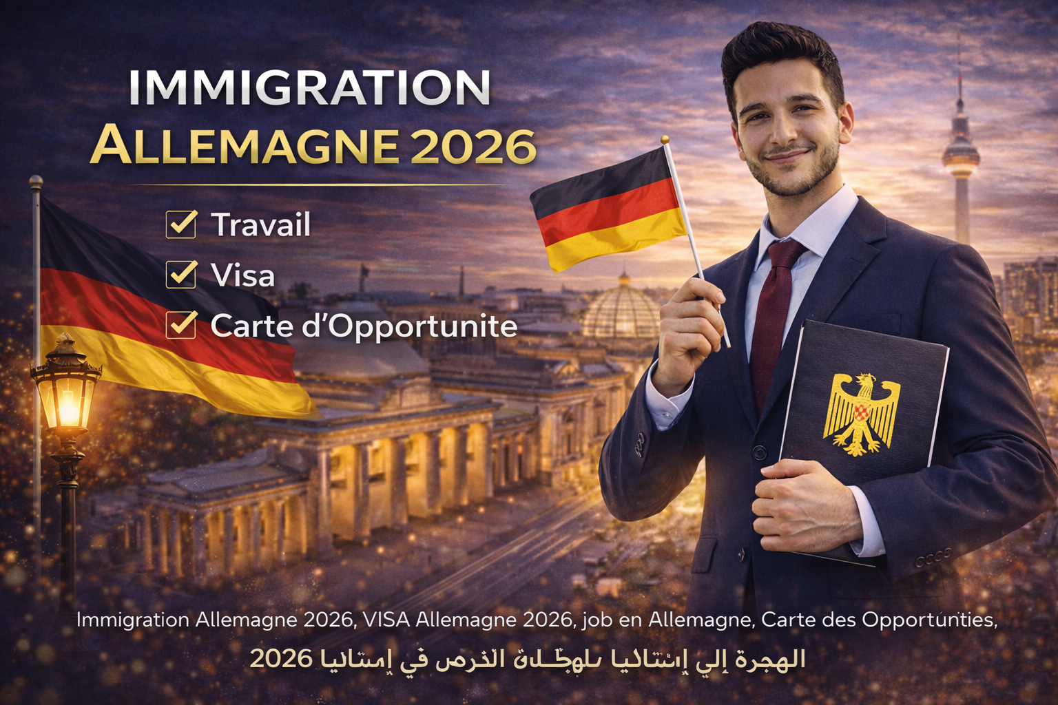 الهجرة إلى ألمانيا 2026: الشروط، طرق الحصول على الإقامة وأفضل فرص العمل