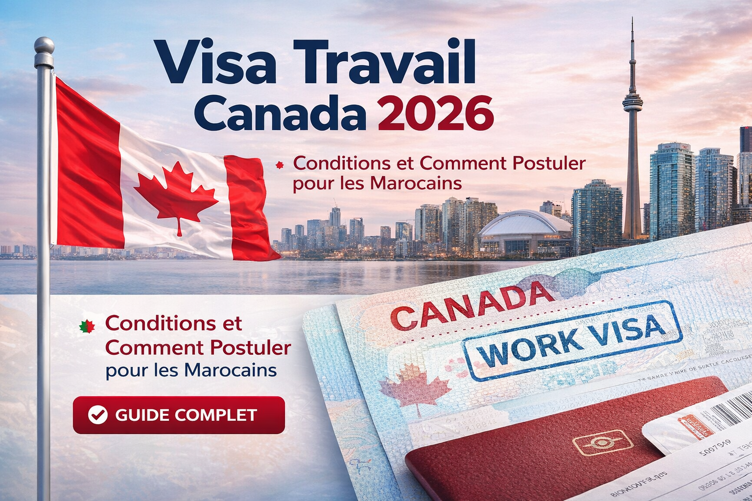 فيزا العمل في كندا 2026: الشروط الجديدة وكيفية التقديم للمغاربة