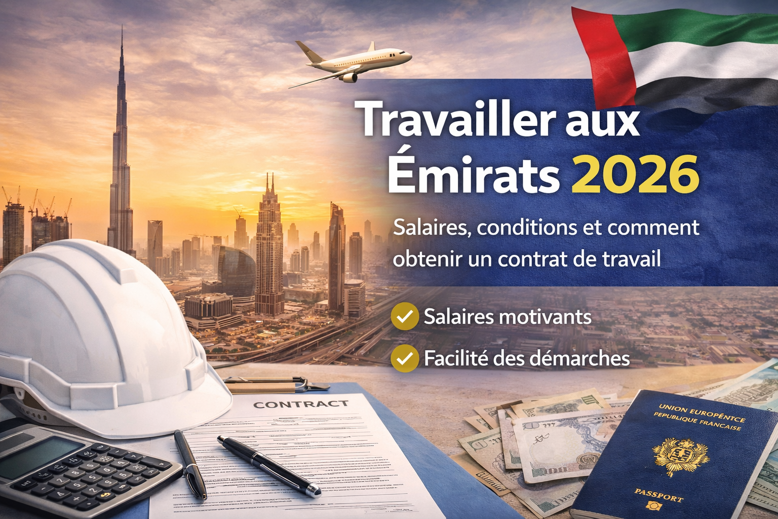 العمل في الإمارات 2026: الرواتب والشروط وكيفية الحصول على عقد عمل