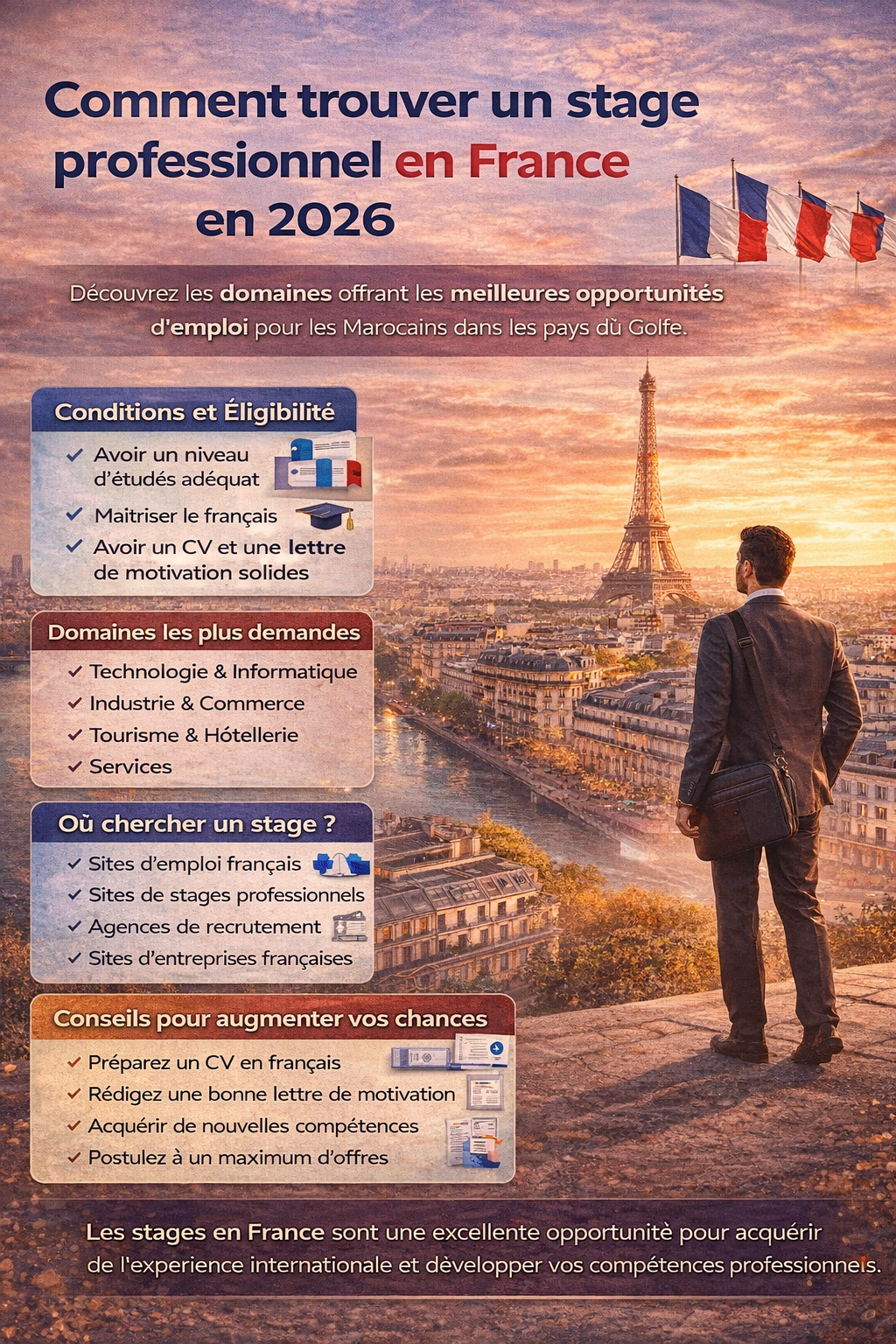 كيف تجد تدريباً مهنياً في فرنسا 2026